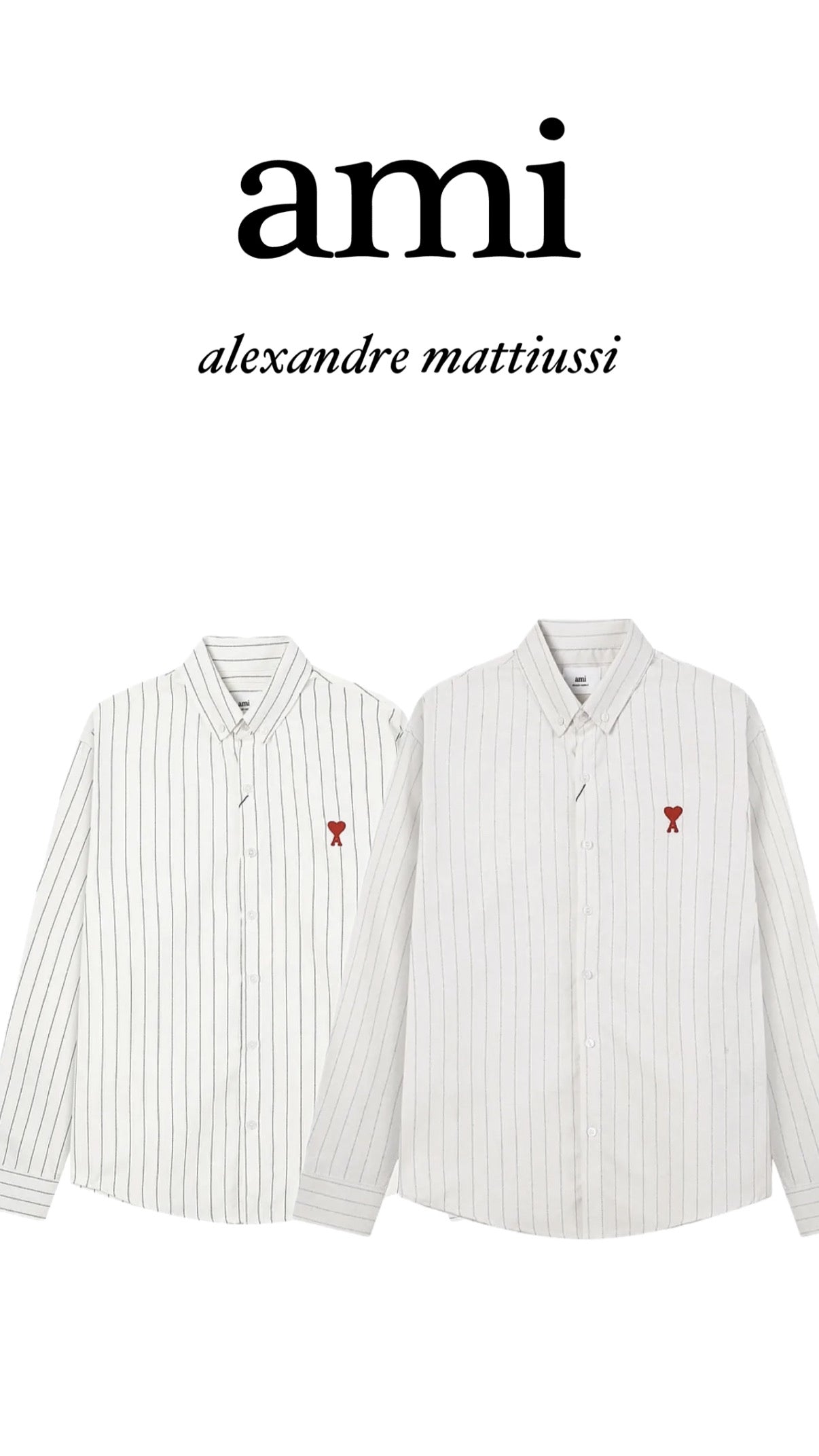 Ami button up shirt