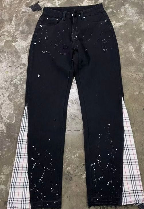 Burberry custom flared jeans