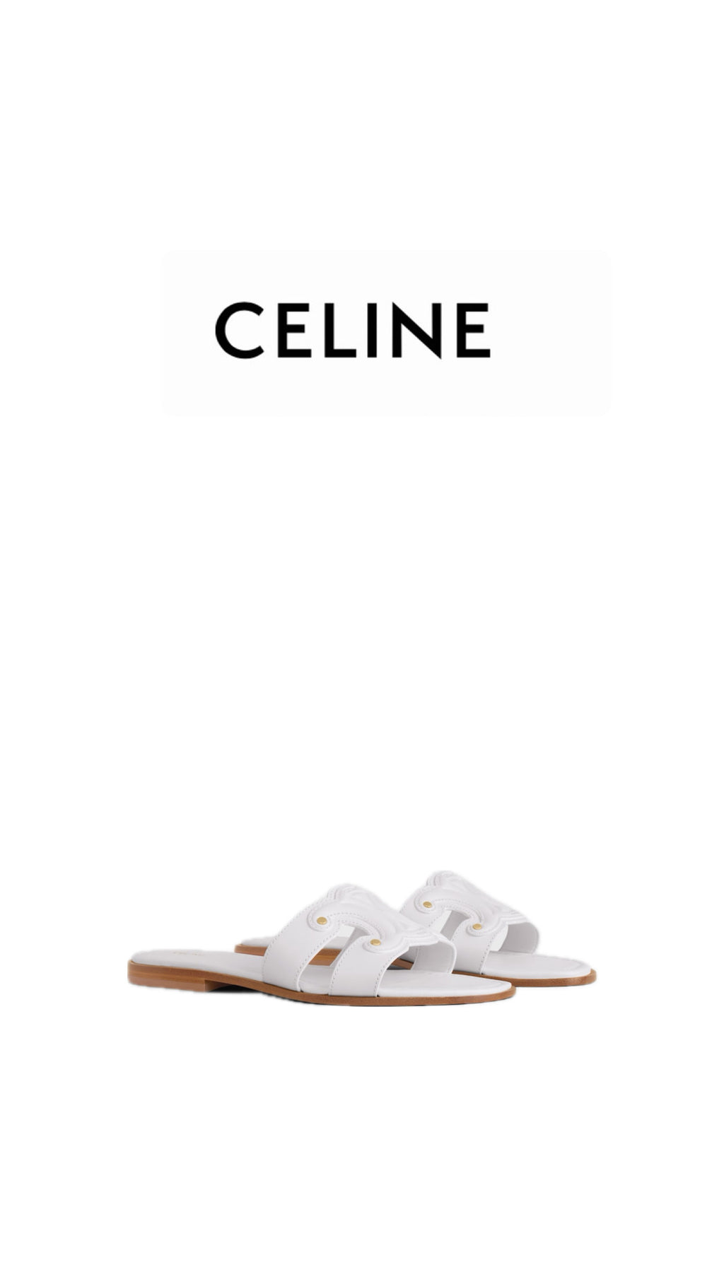 CELINE MARINA MULE IN CALFSKIN