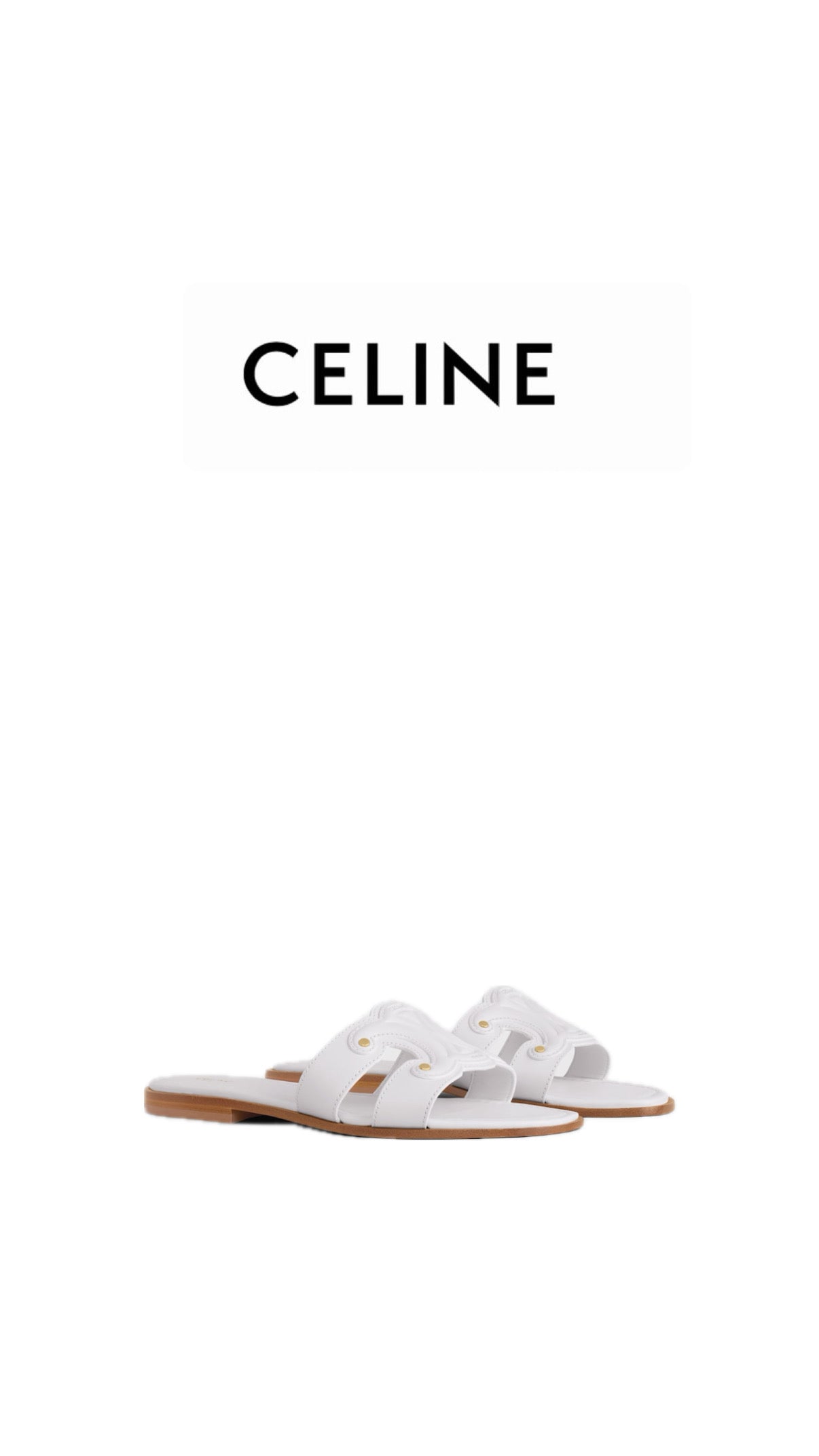 CELINE MARINA MULE IN CALFSKIN