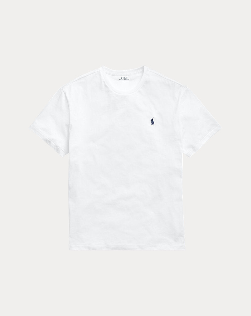 Athena™ Ralph Lauren crewneck T-shirt in classic design, showing soft fabric and crewneck neckline on a plain background.