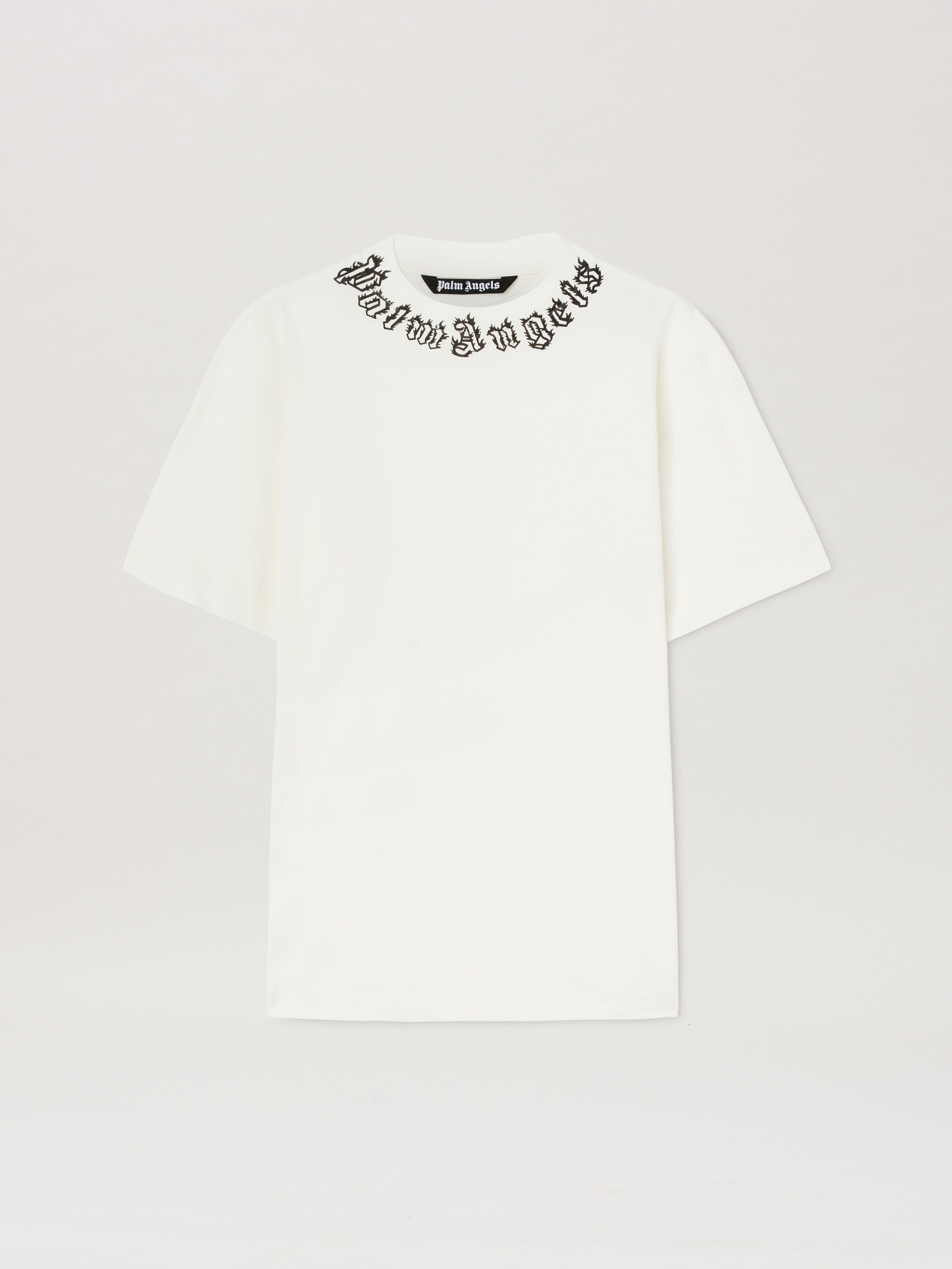 PALM ANGELS NECK LOGO TEE