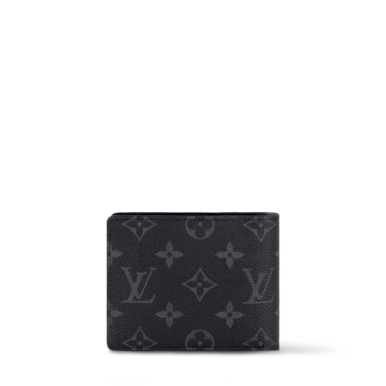 Athena LV wallet with multiple card slots and sleek leather design, displayed open showing interior compartments.