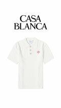 Casa blanca textured knit polo